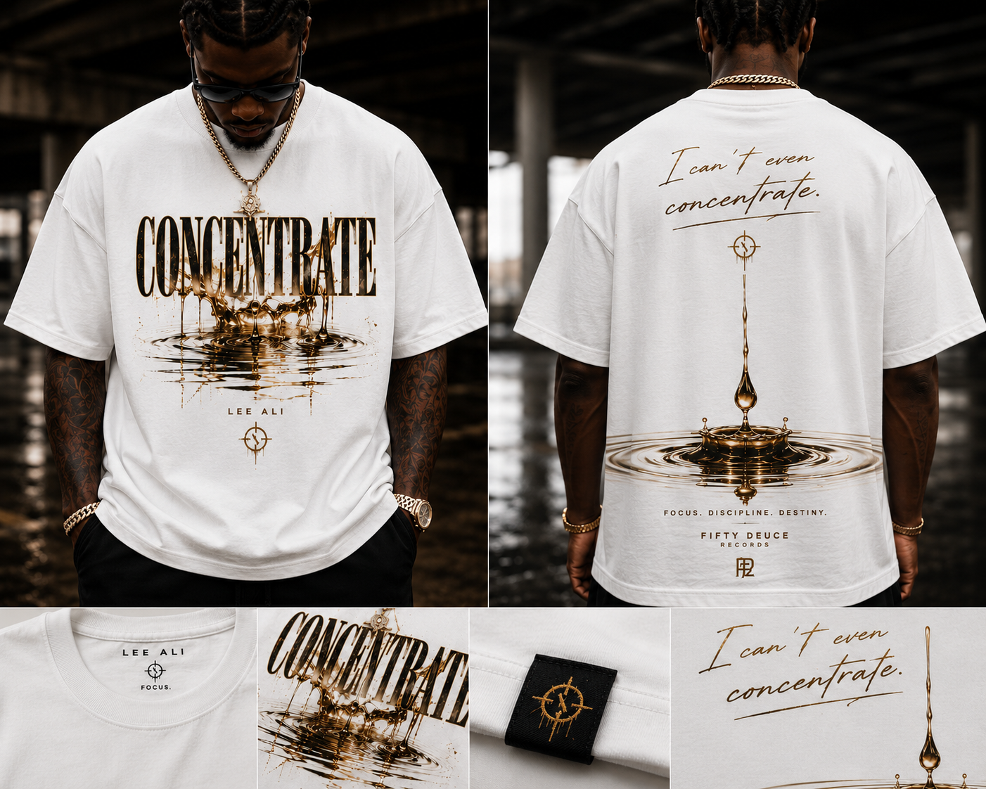 Concentrate Tee (White)
