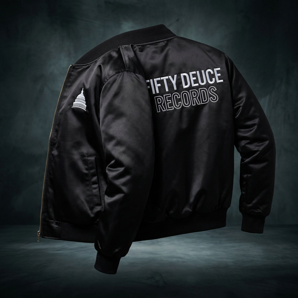 Satin Bomber Jacket