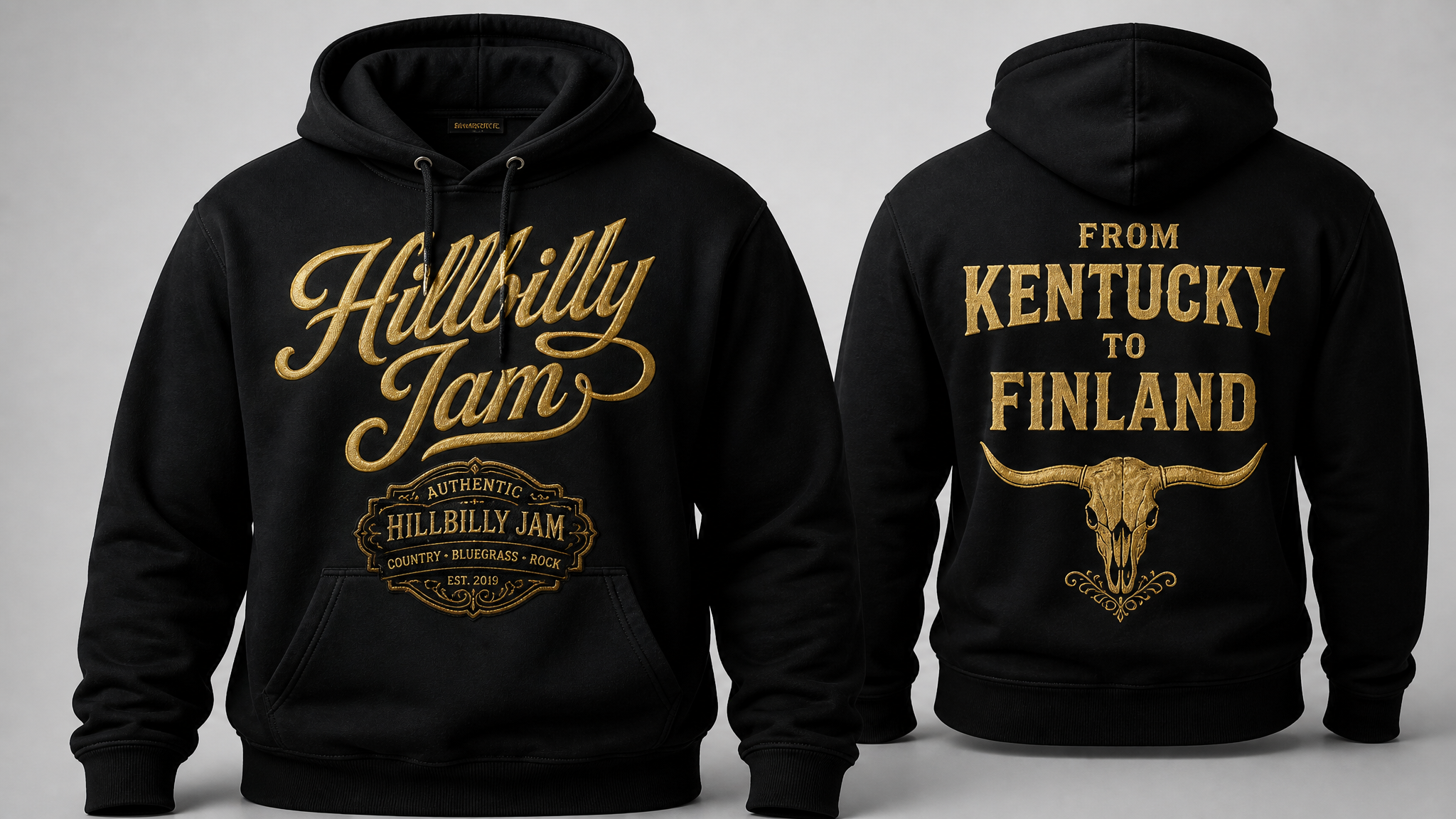 Hillbilly Jam Hoodie (Black)